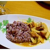 辛いです。タイのレッドカレー